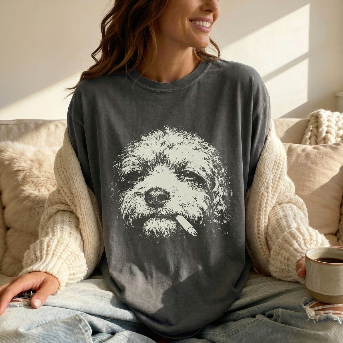 Cavapoo Smoking t-shirt
