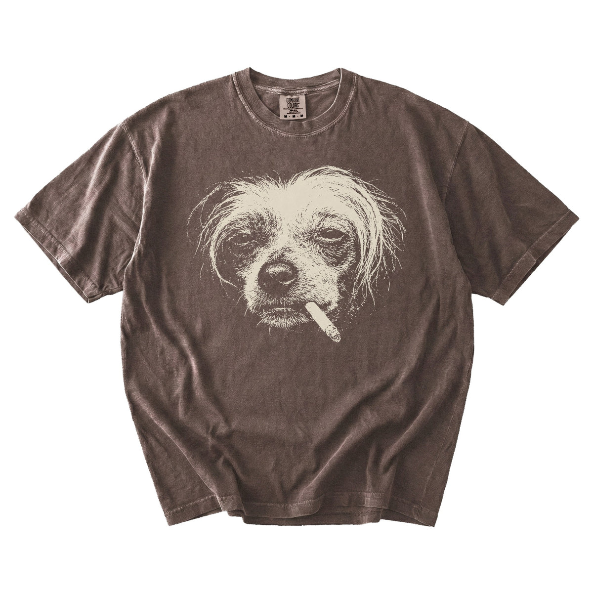 Chinese Crested Smoking t-shirt