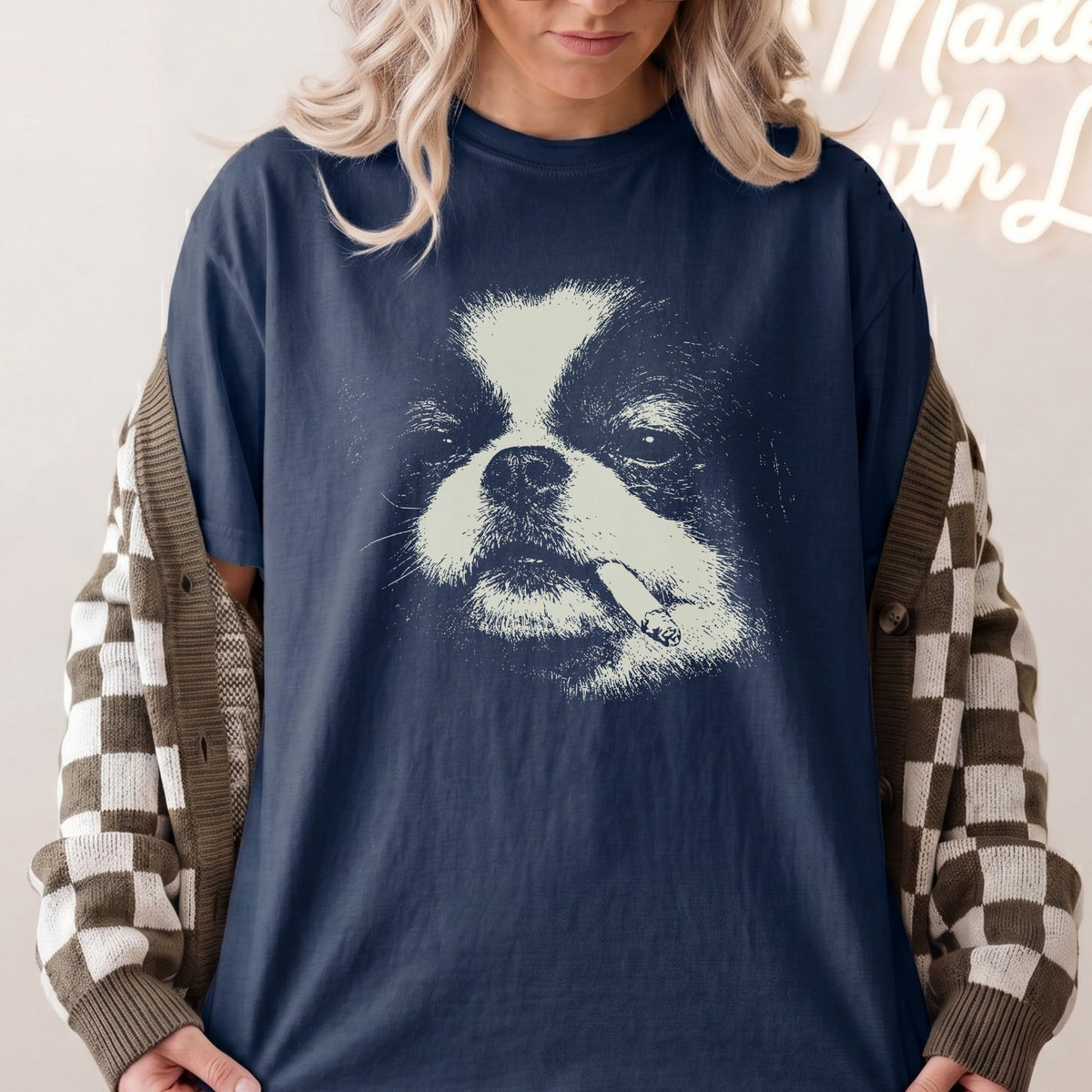 Japanese Chin Smoking t-shirt