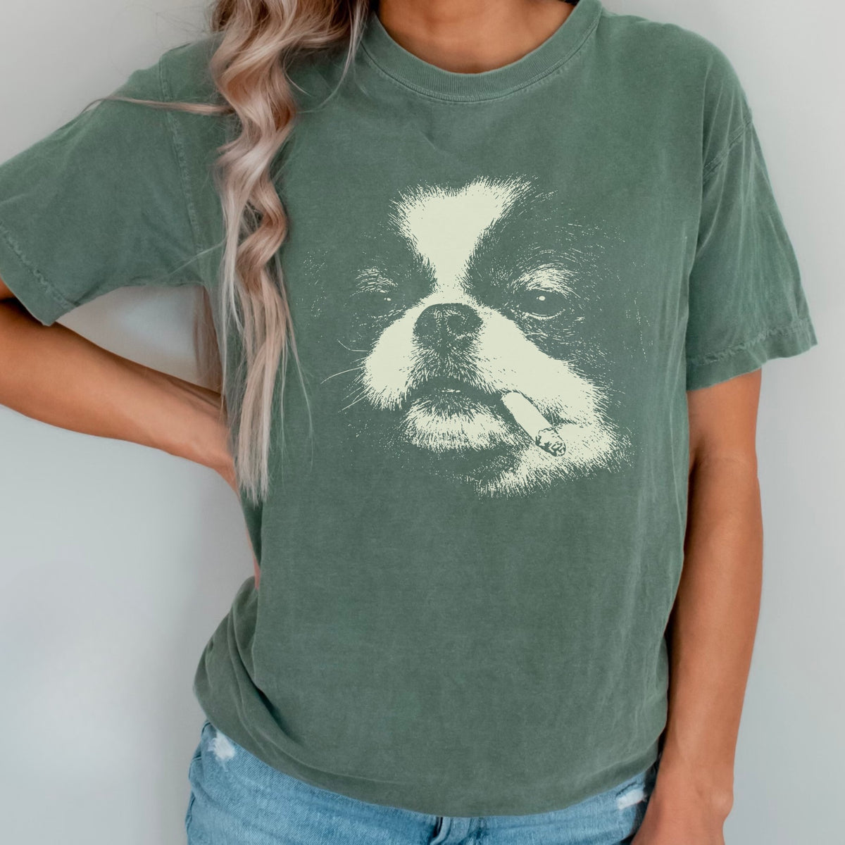 Japanese Chin Smoking t-shirt