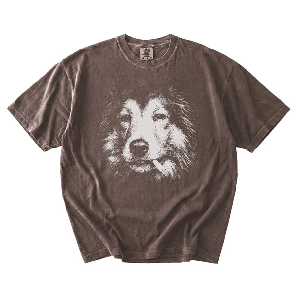 Collie Smoking t-shirt