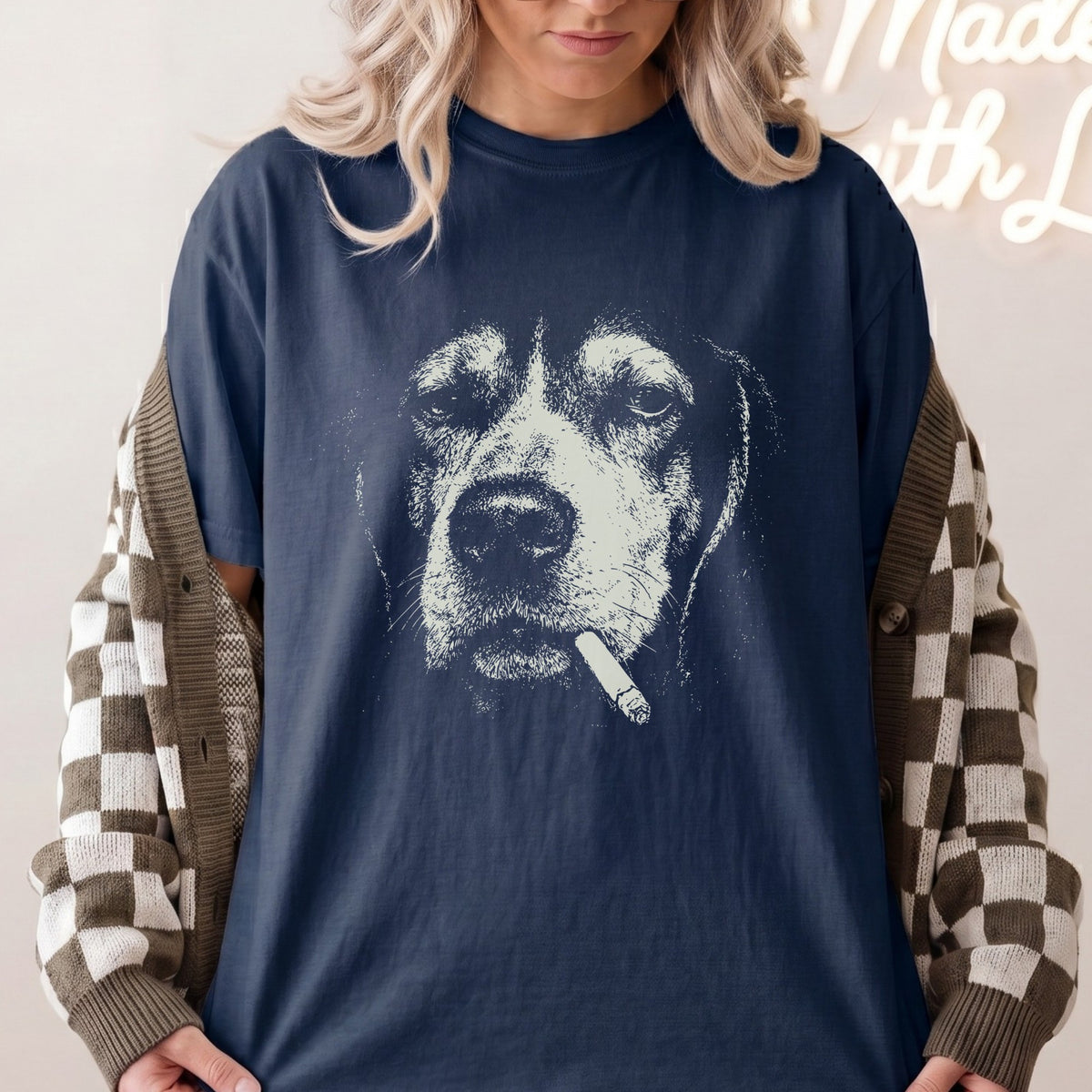 Coonhound Smoking t-shirt