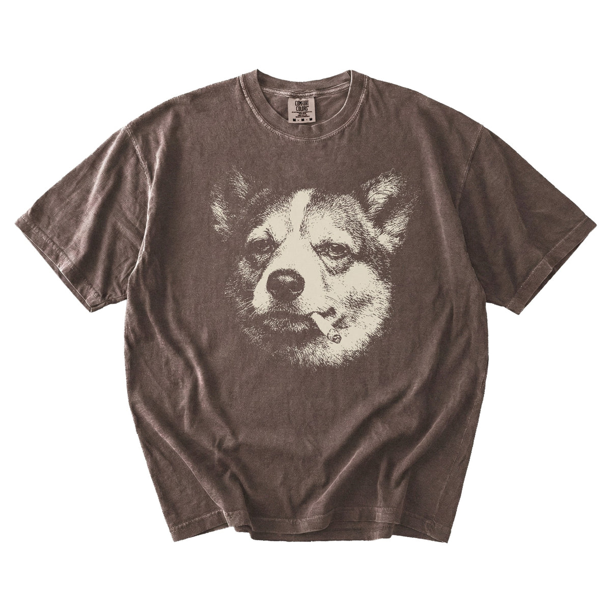 Corgi Smoking t-shirt