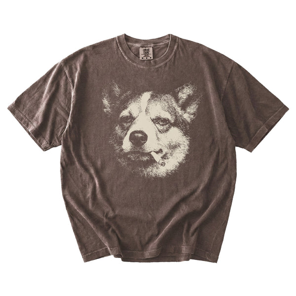 Corgi Smoking t-shirt