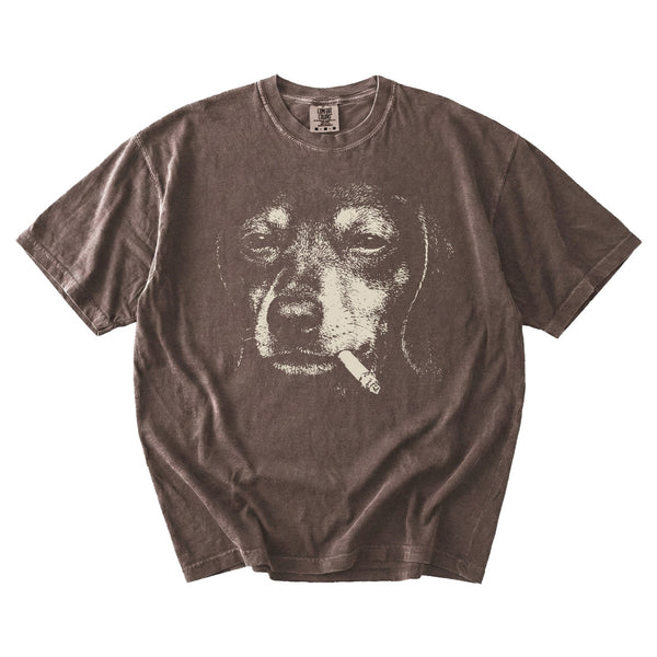 Dachshund Smoking t-shirt