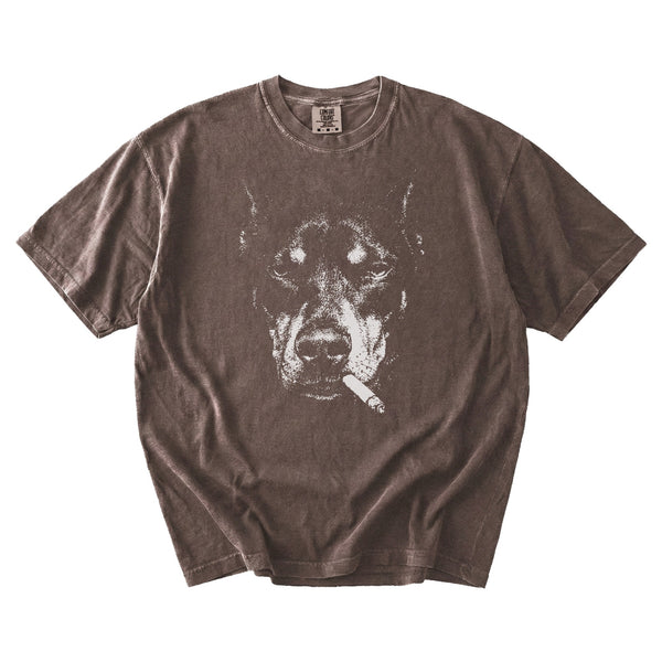 Doberman Smoking t-shirt