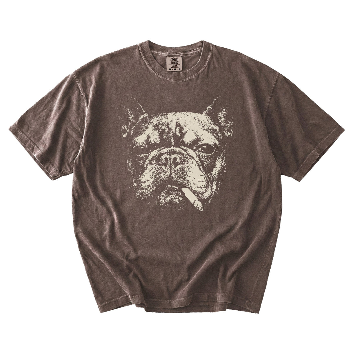 French Bulldog Smoking t-shirt