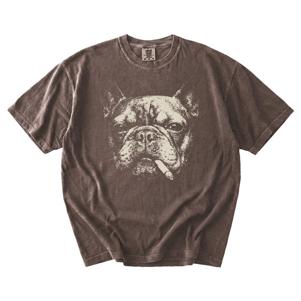 French Bulldog Smoking t-shirt