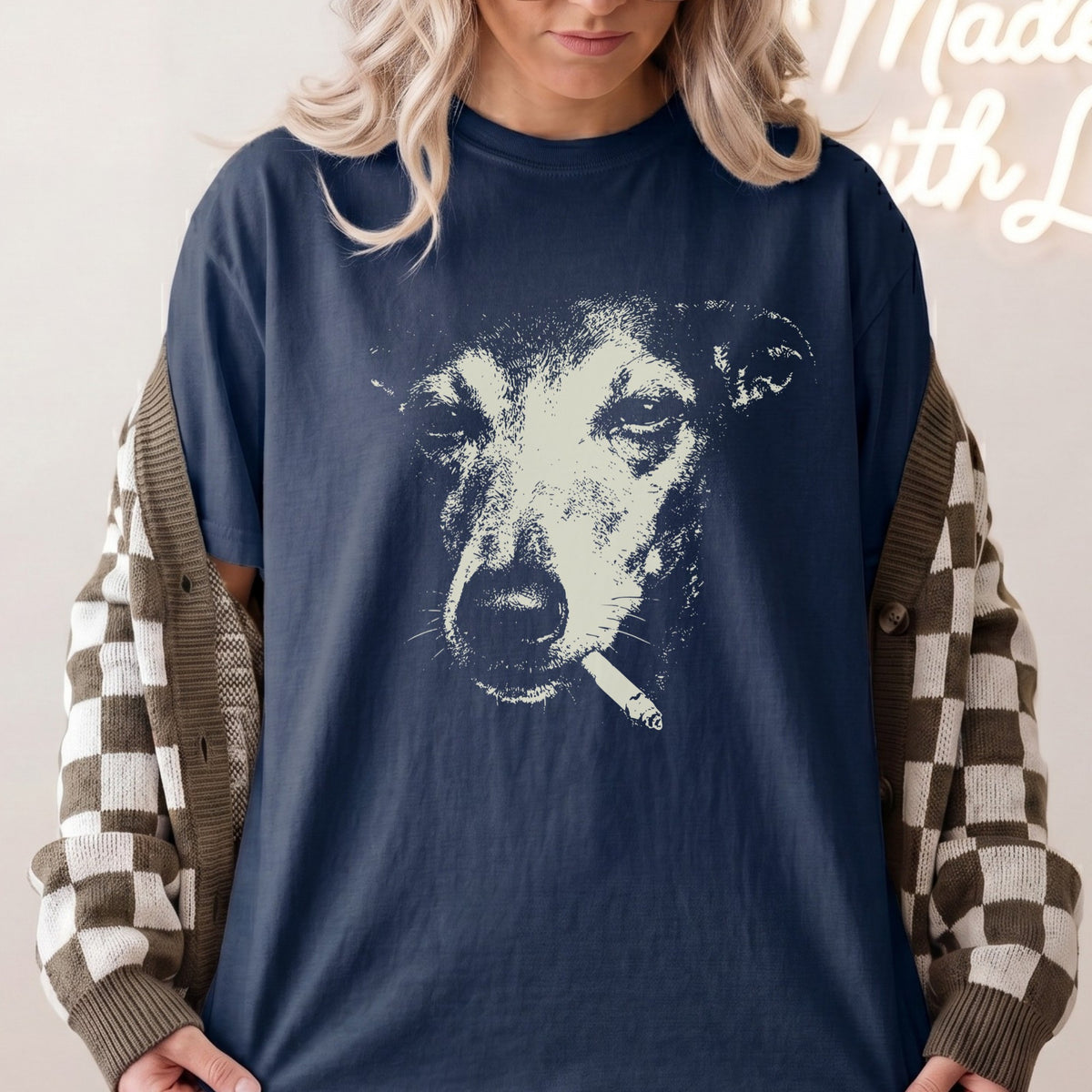 Greyhound Smoking t-shirt