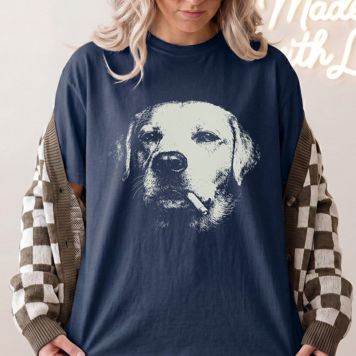 Labrador Smoking t-shirt