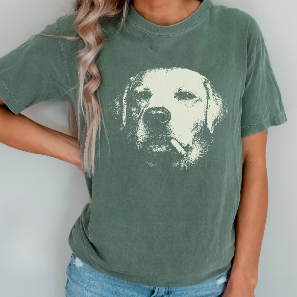 Labrador Smoking t-shirt