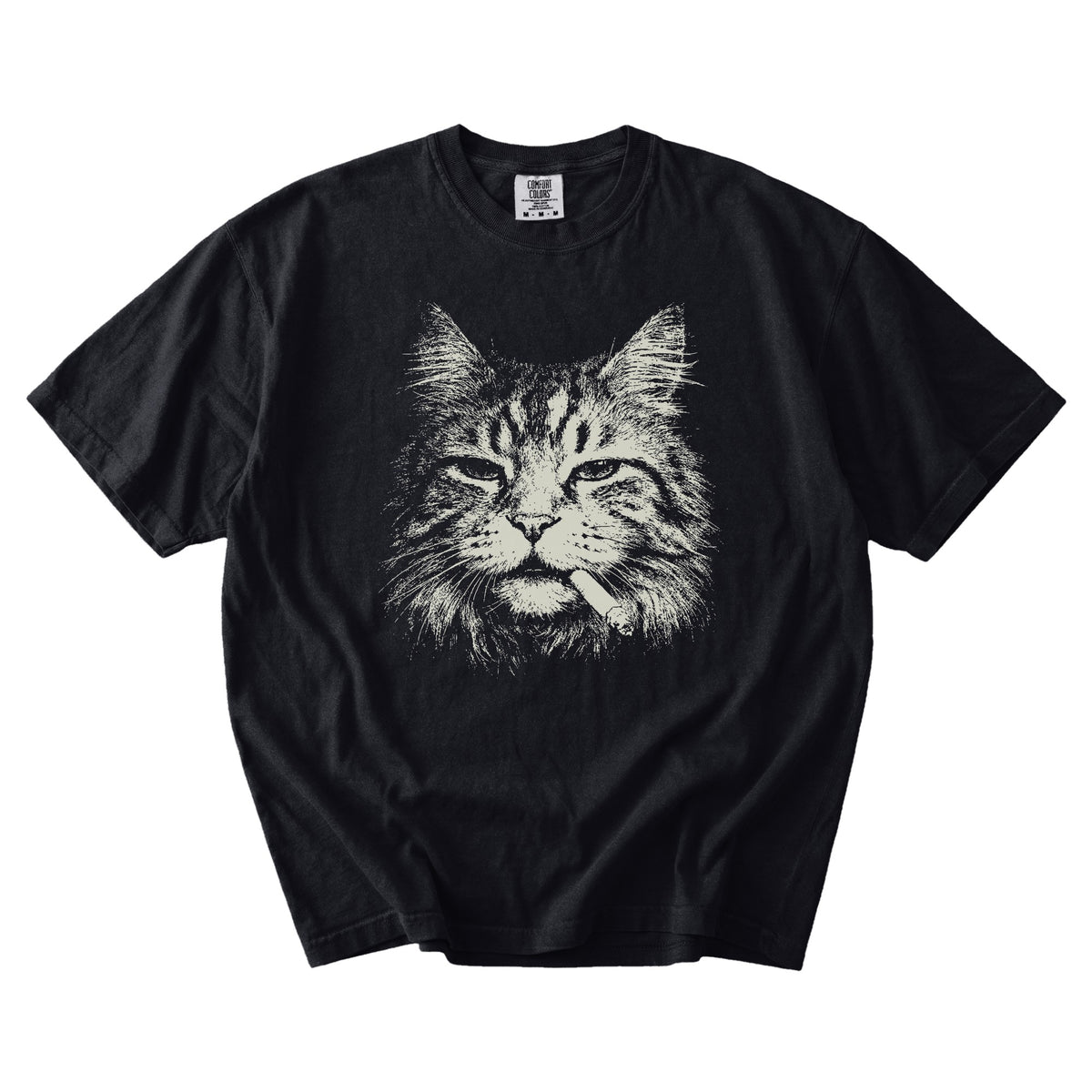 Maine Coon Cat Smoking t-shirt