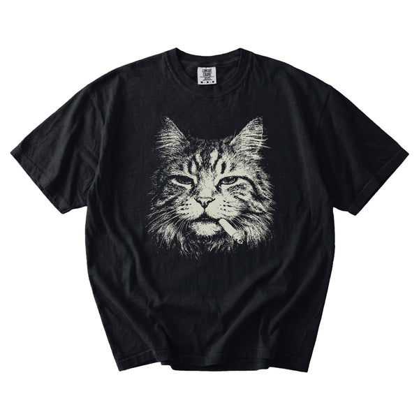 Maine Coon Cat Smoking t-shirt