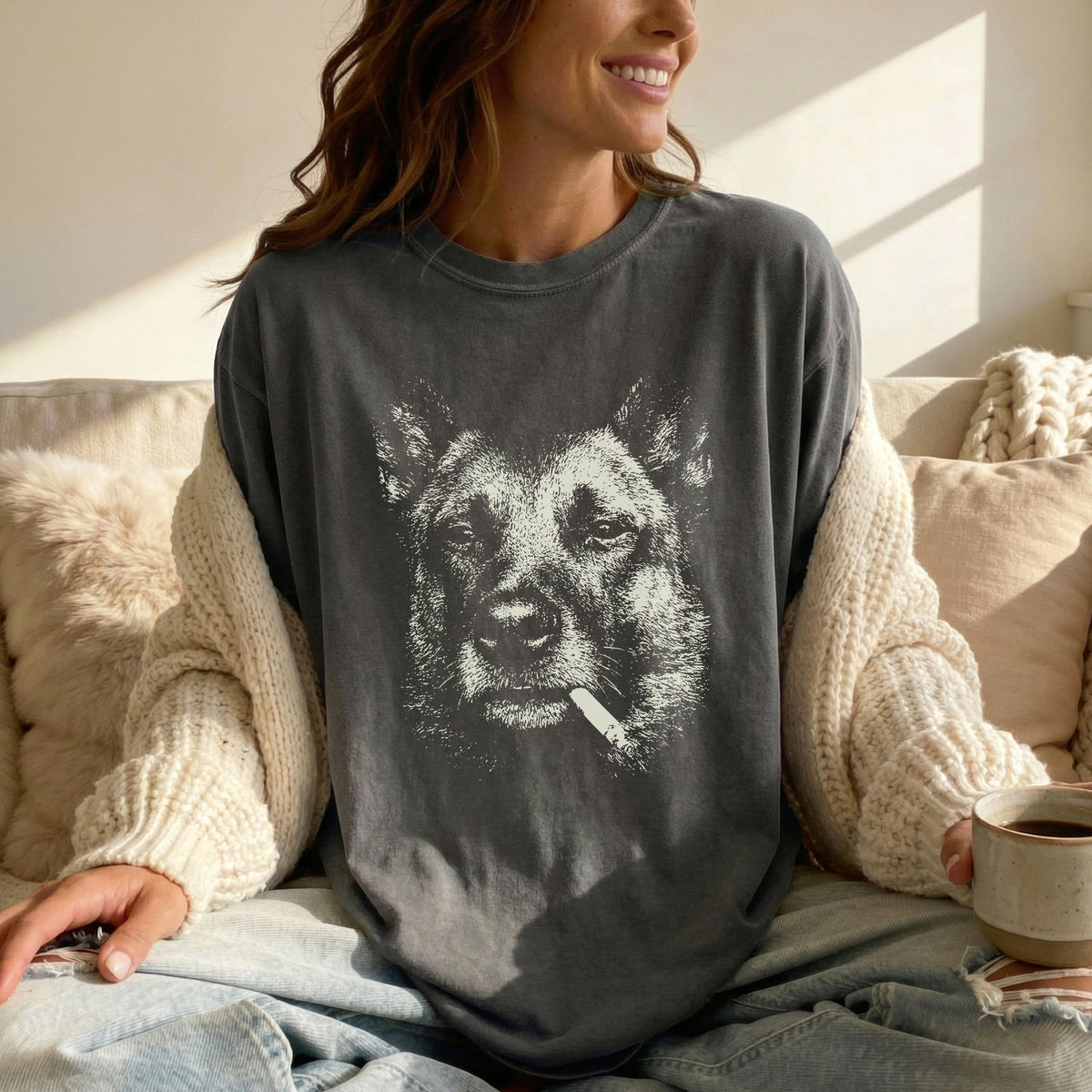 Belgian Malinois Smoking t-shirt