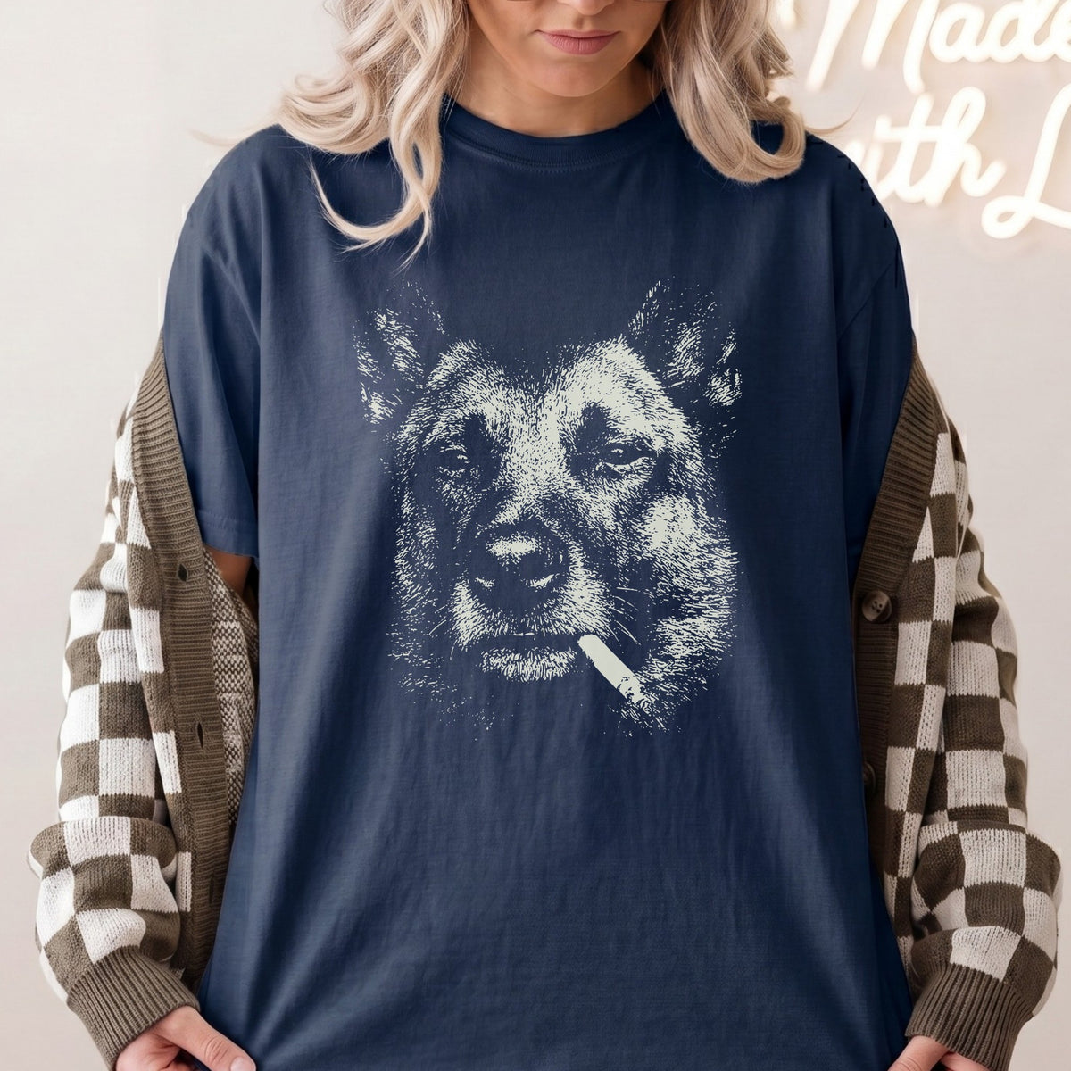 Belgian Malinois Smoking t-shirt