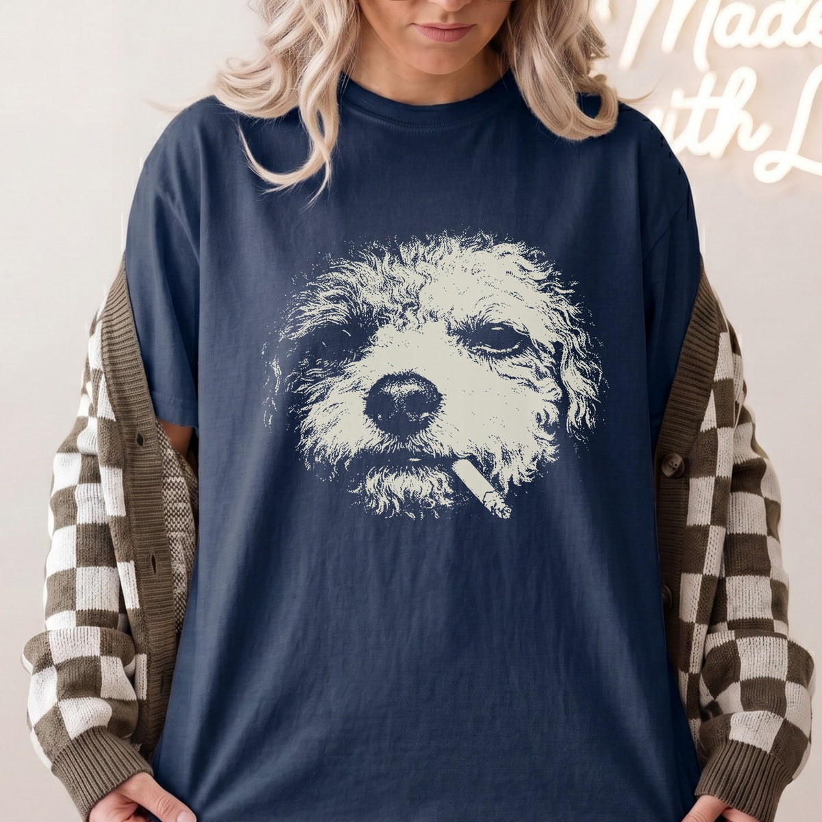Maltipoo Smoking t-shirt