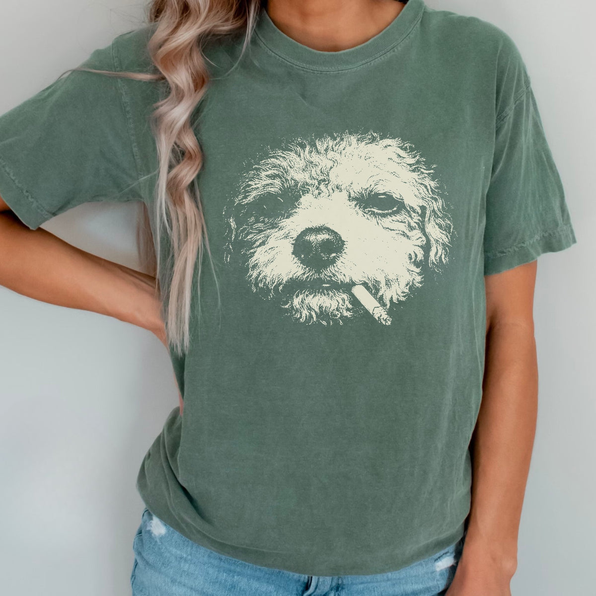 Maltipoo Smoking t-shirt