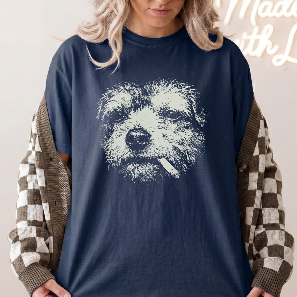 Norfolk Terrier Smoking t-shirt