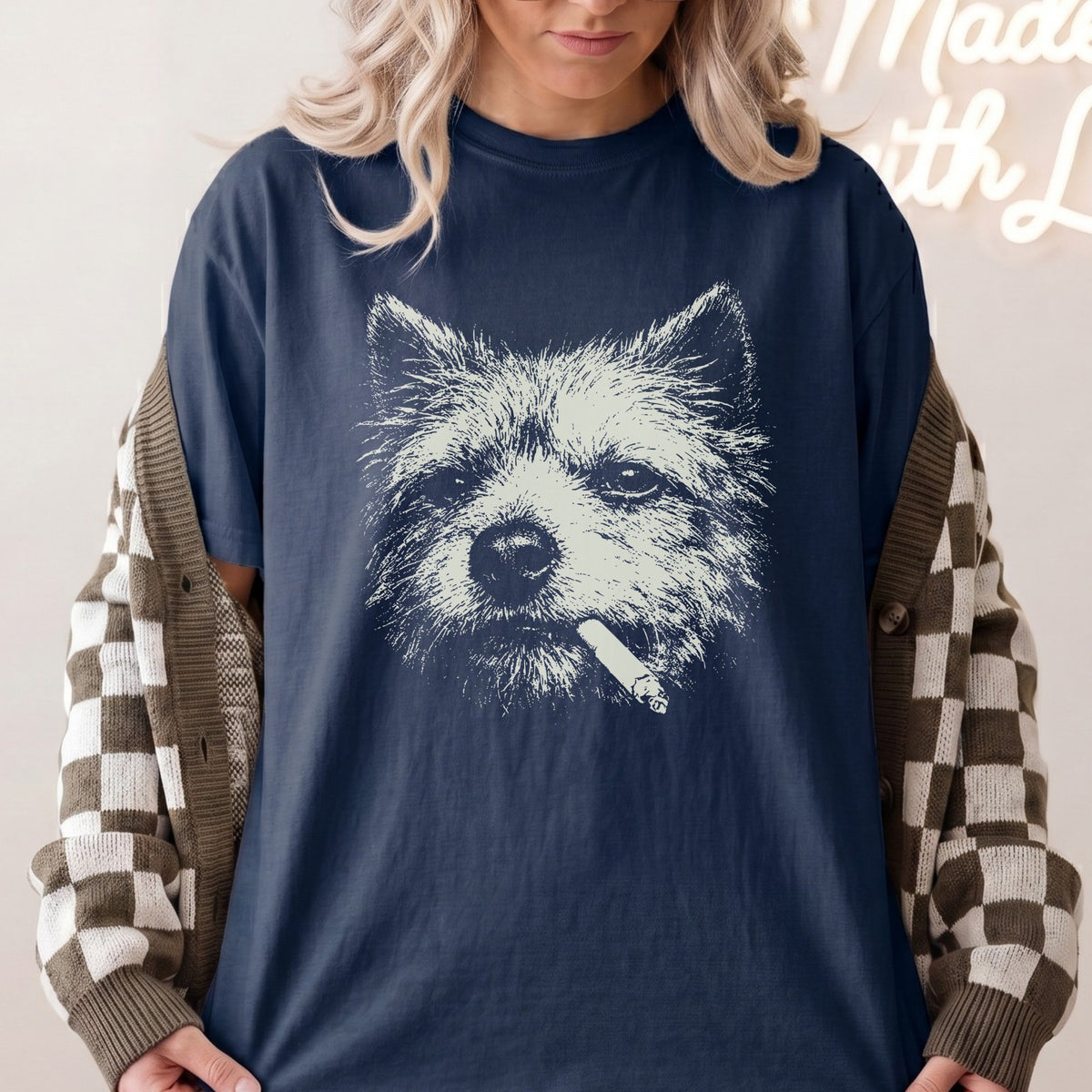 Norwich Terrier Smoking t-shirt