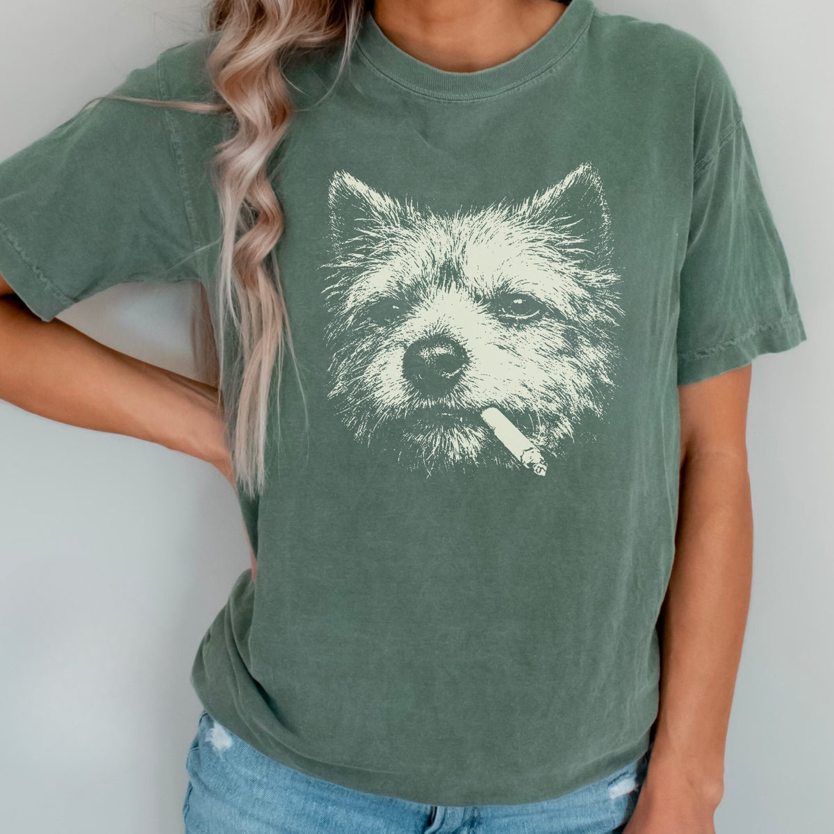 Norwich Terrier Smoking t-shirt