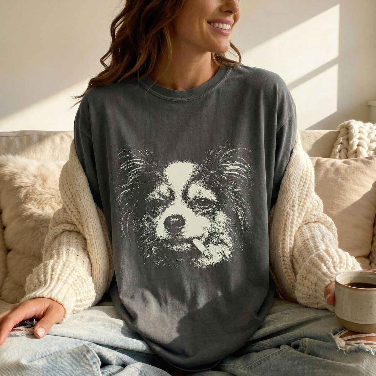 Papillon Smoking t-shirt