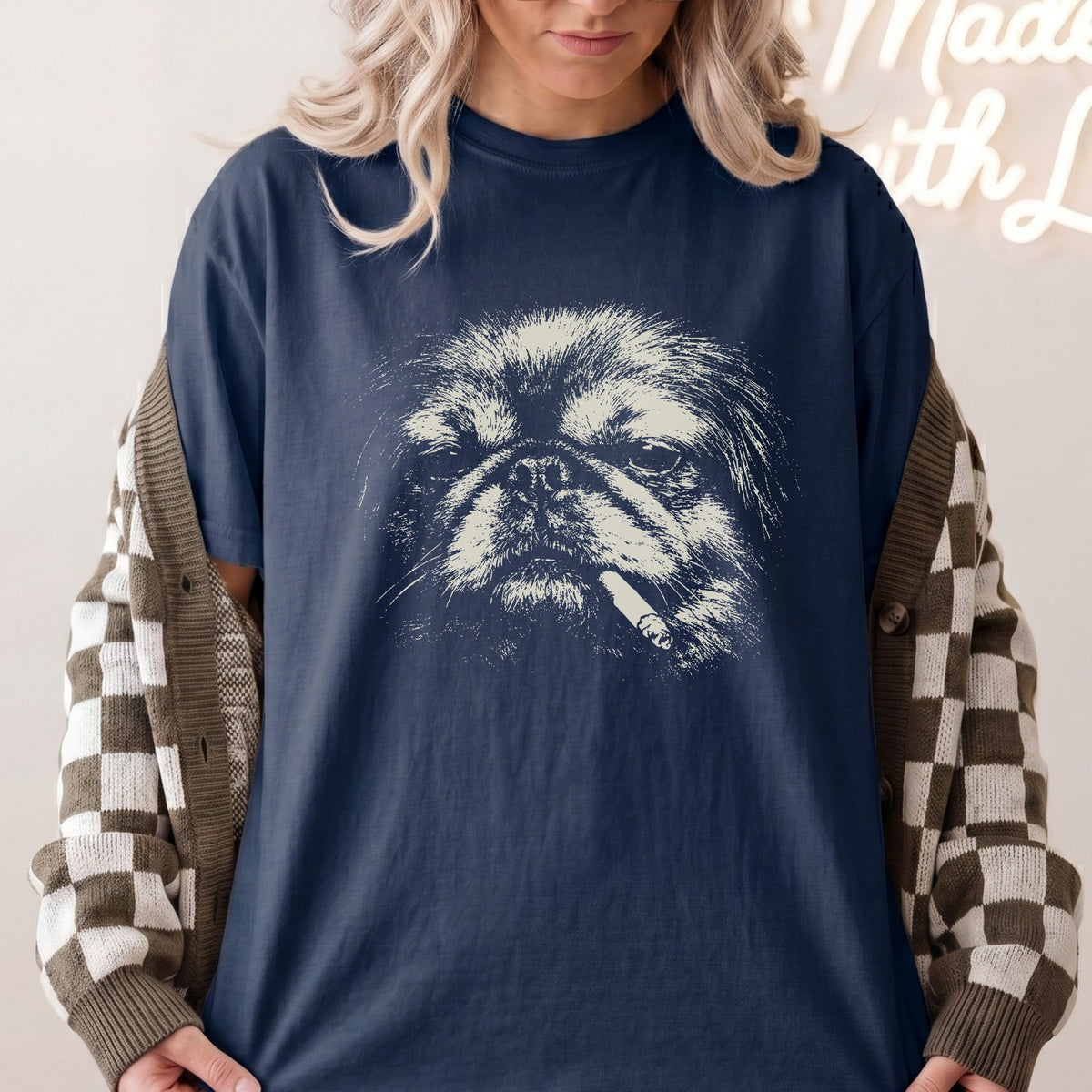 Pekingese Smoking t-shirt
