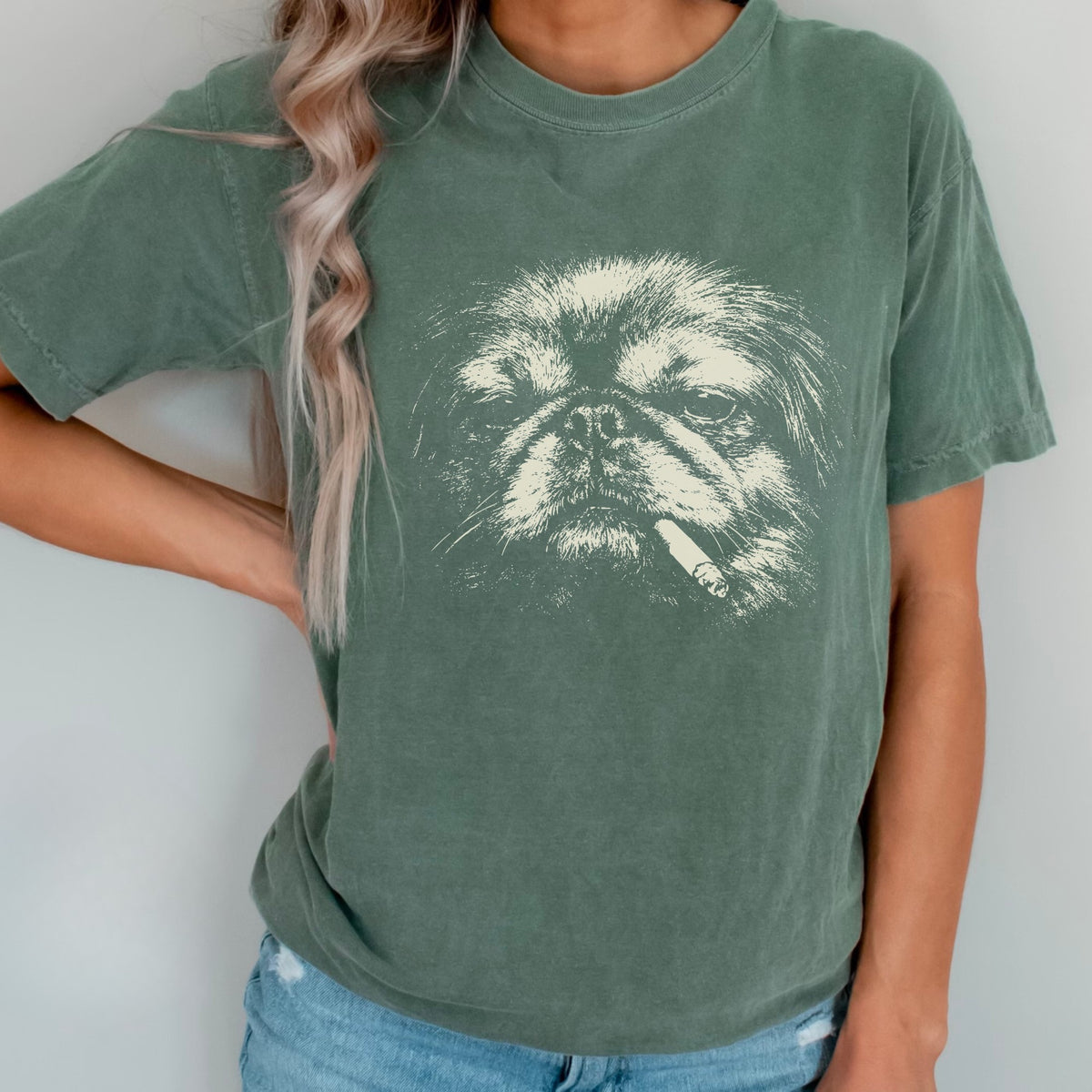 Pekingese Smoking t-shirt