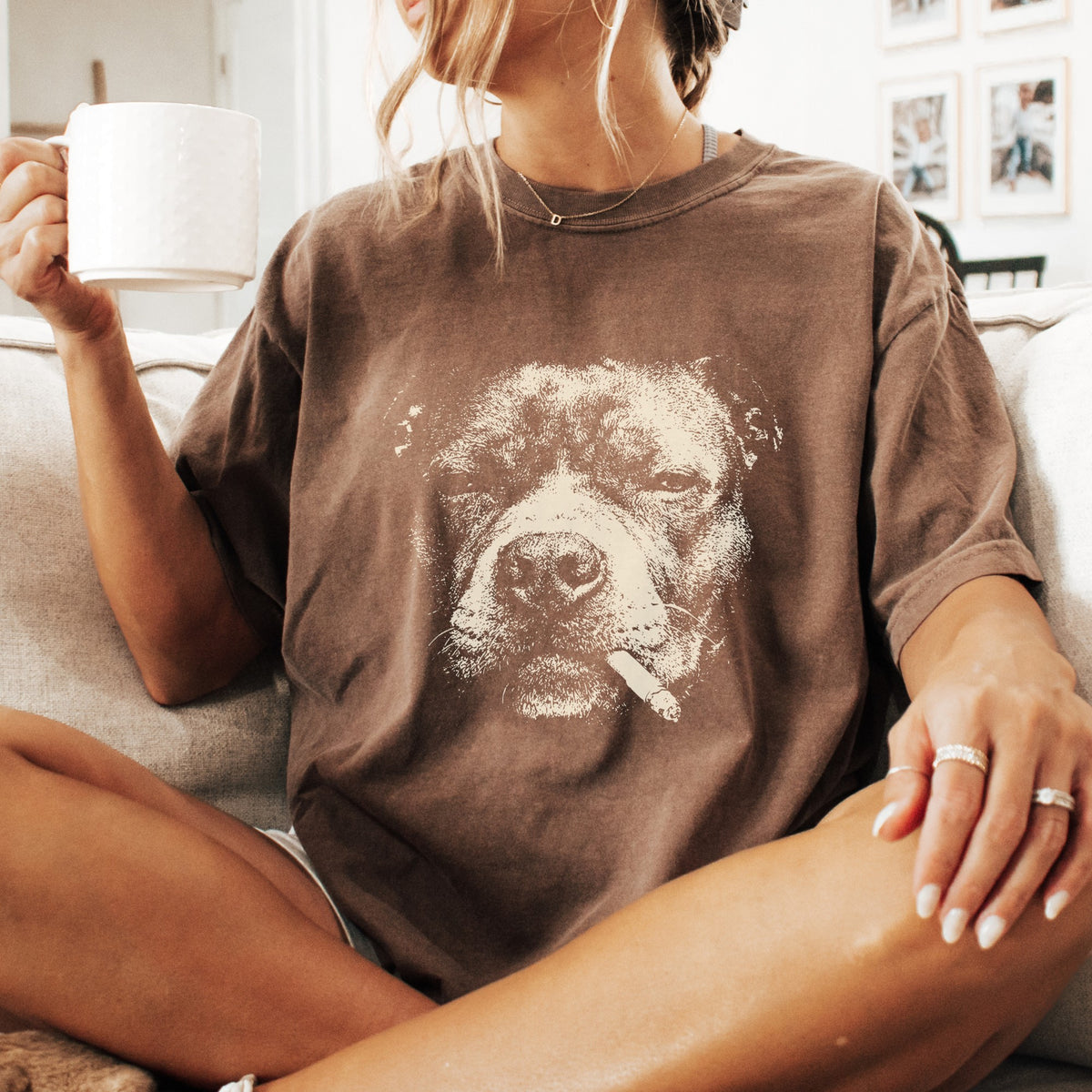 PitBull Smoking t-shirt
