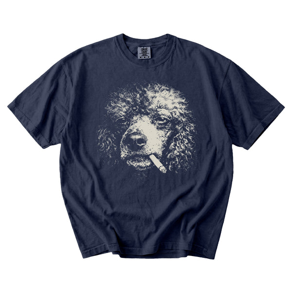 Poodle Smoking t-shirt