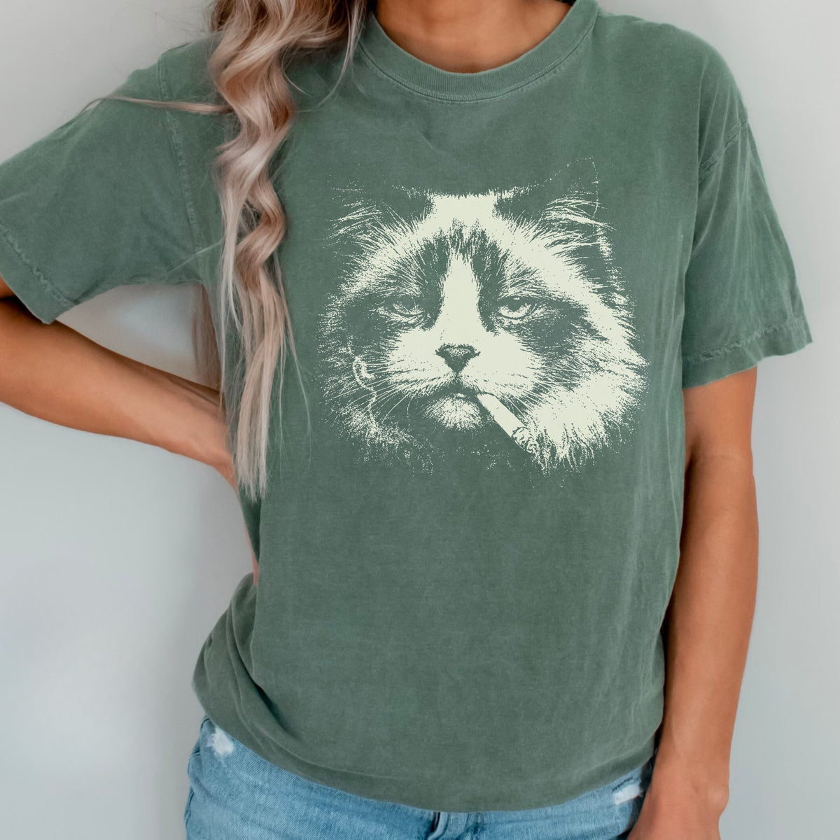 Ragdoll Cat Smoking t-shirt