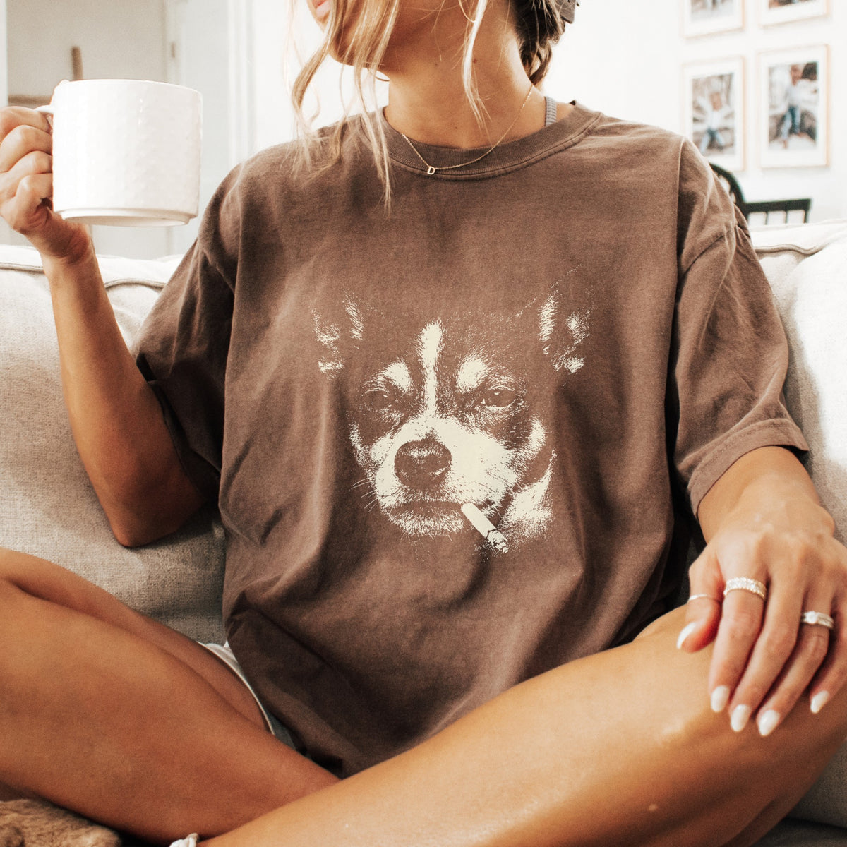 Rat Terrier Smoking t-shirt