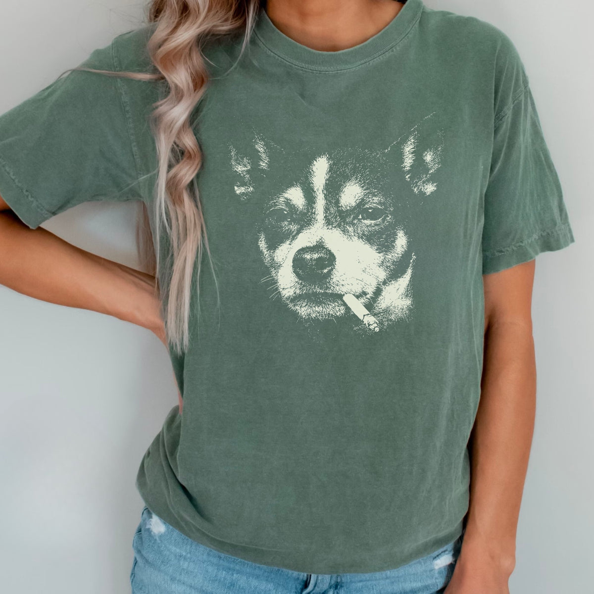 Rat Terrier Smoking t-shirt