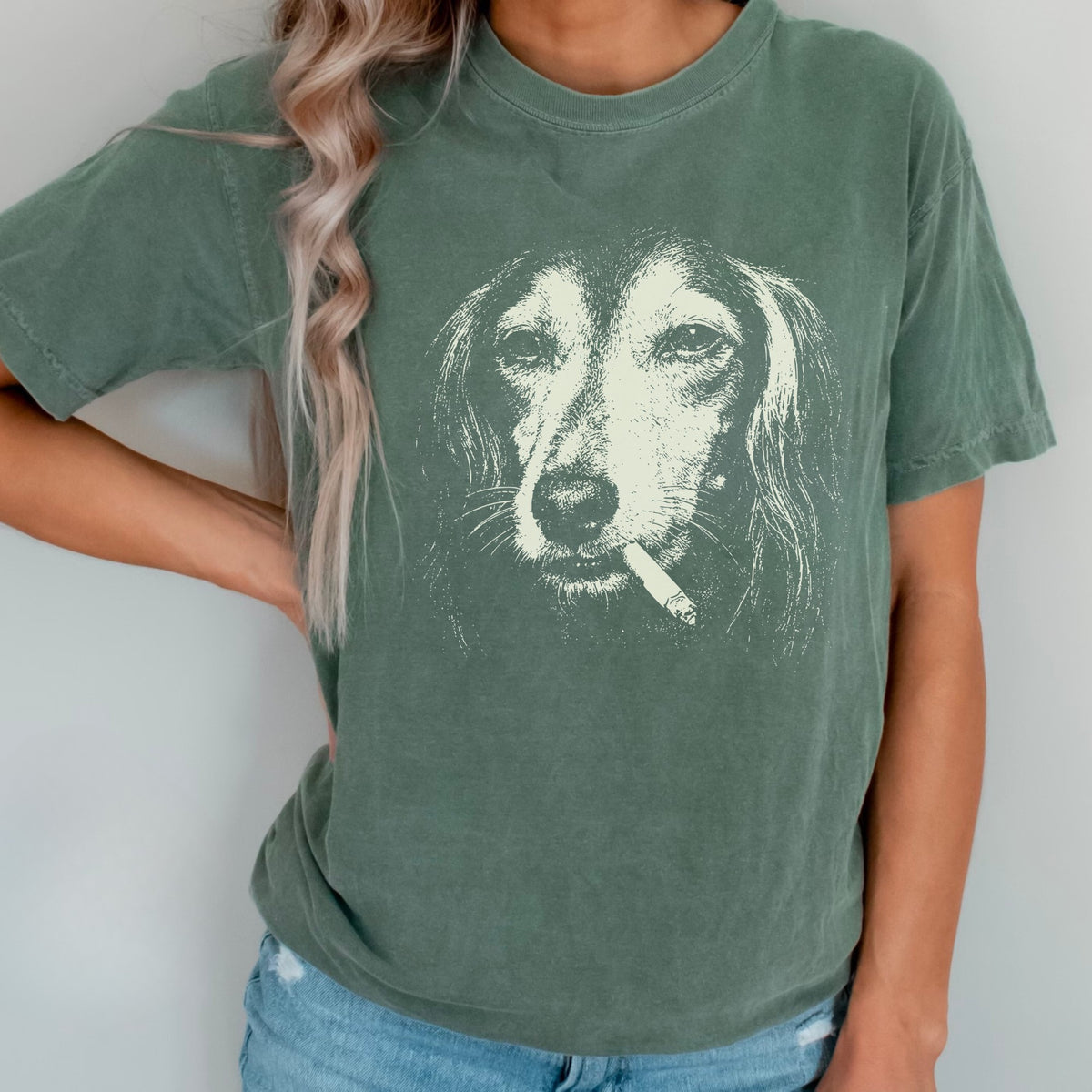 Saluki Smoking t-shirt