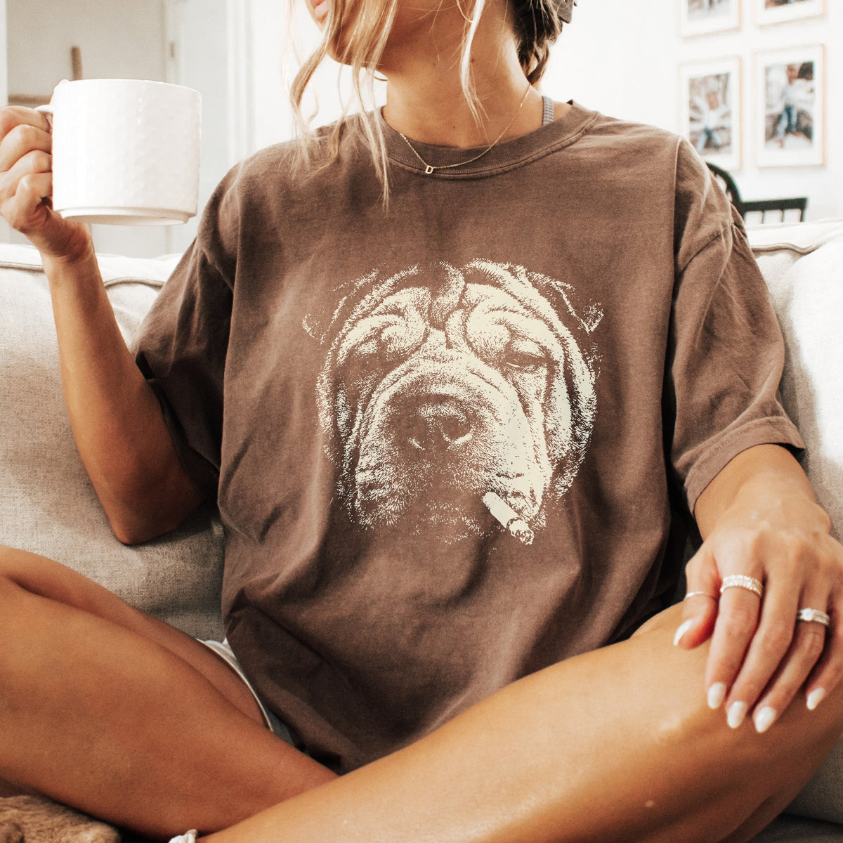 Shar-Pei Smoking t-shirt