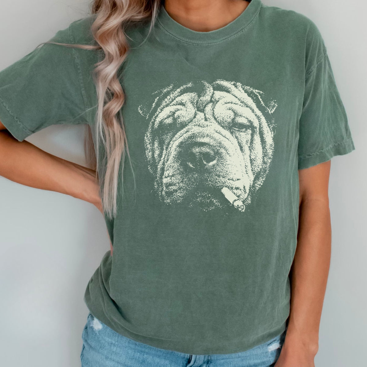 Shar-Pei Smoking t-shirt