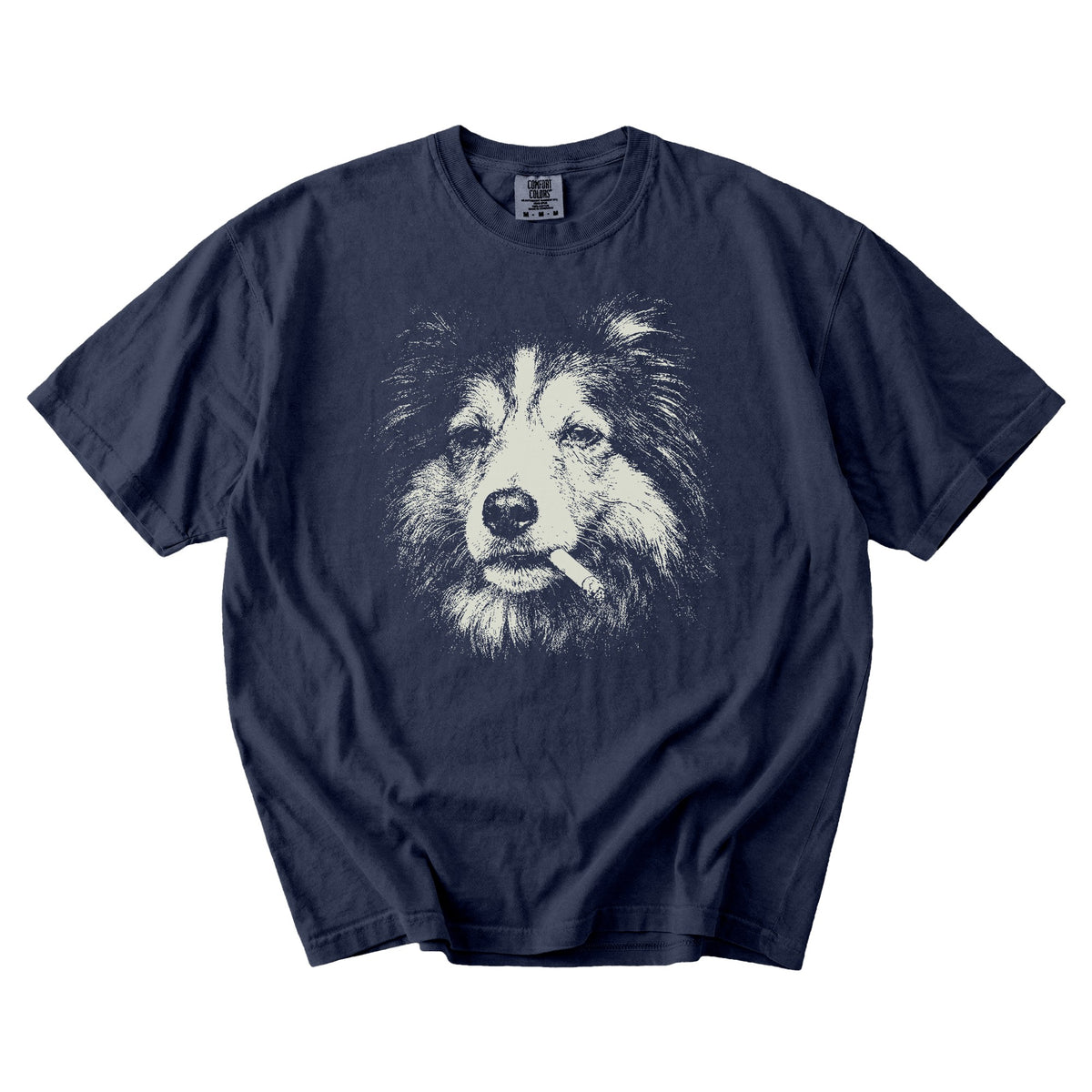 Shetland Sheepdog Smoking t-shirt