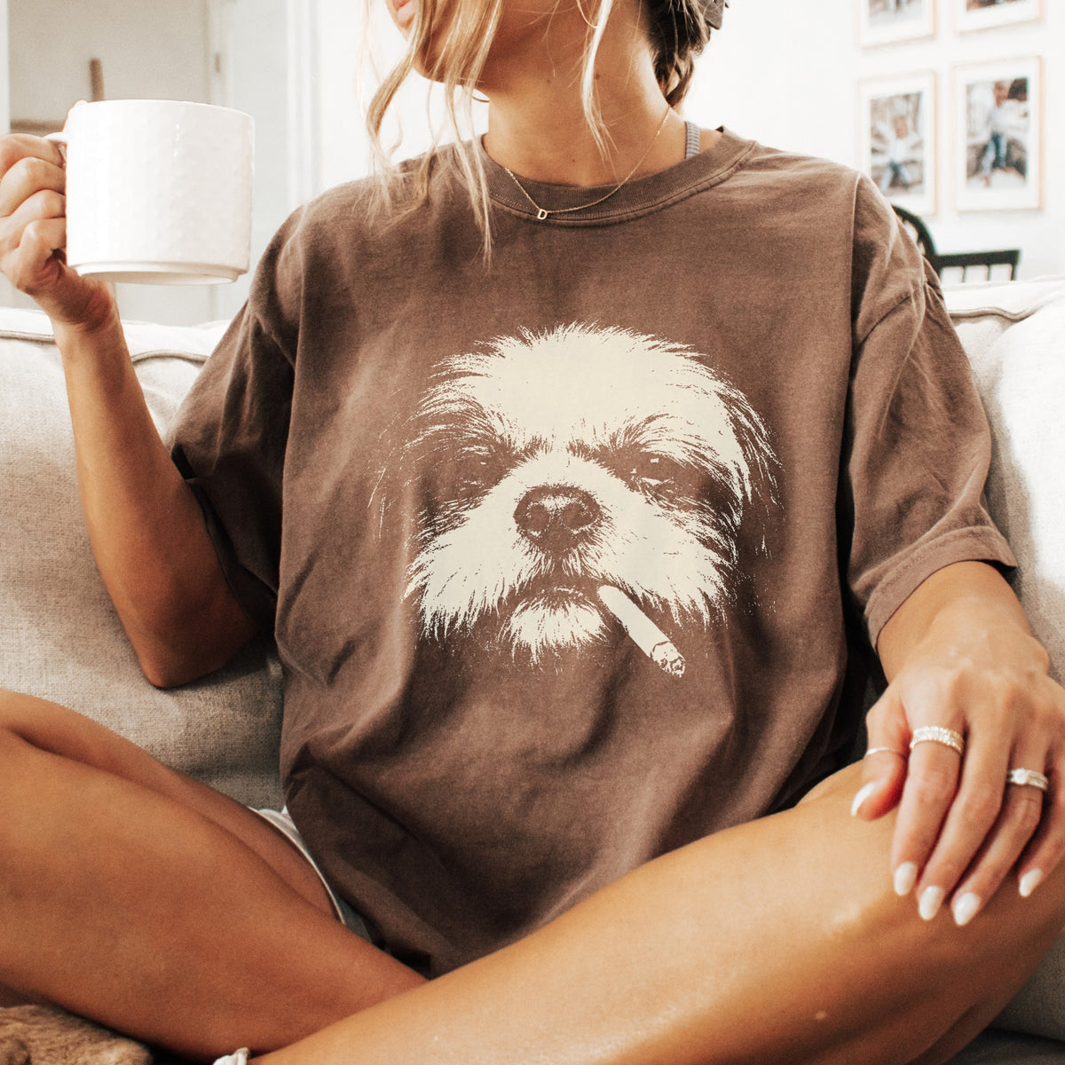Shih Tzu Smoking t-shirt