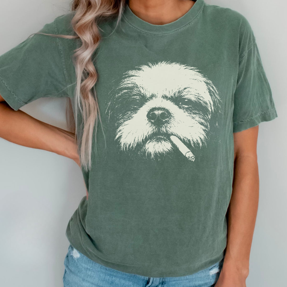 Shih Tzu Smoking t-shirt