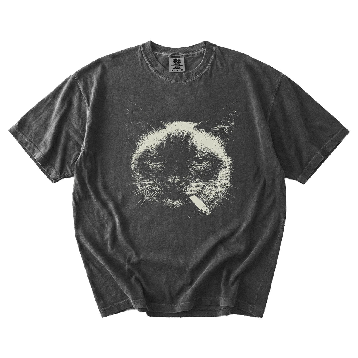 Siamese Cat Smoking t-shirt