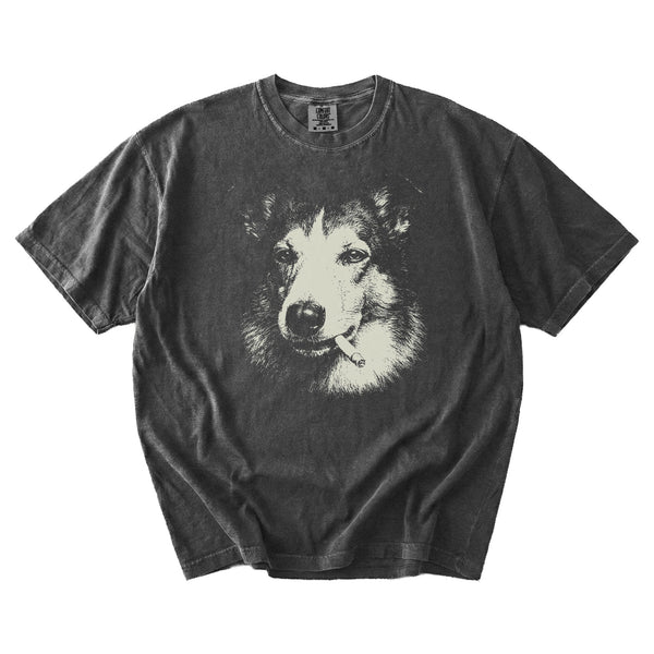 Smooth Collie Smoking t-shirt