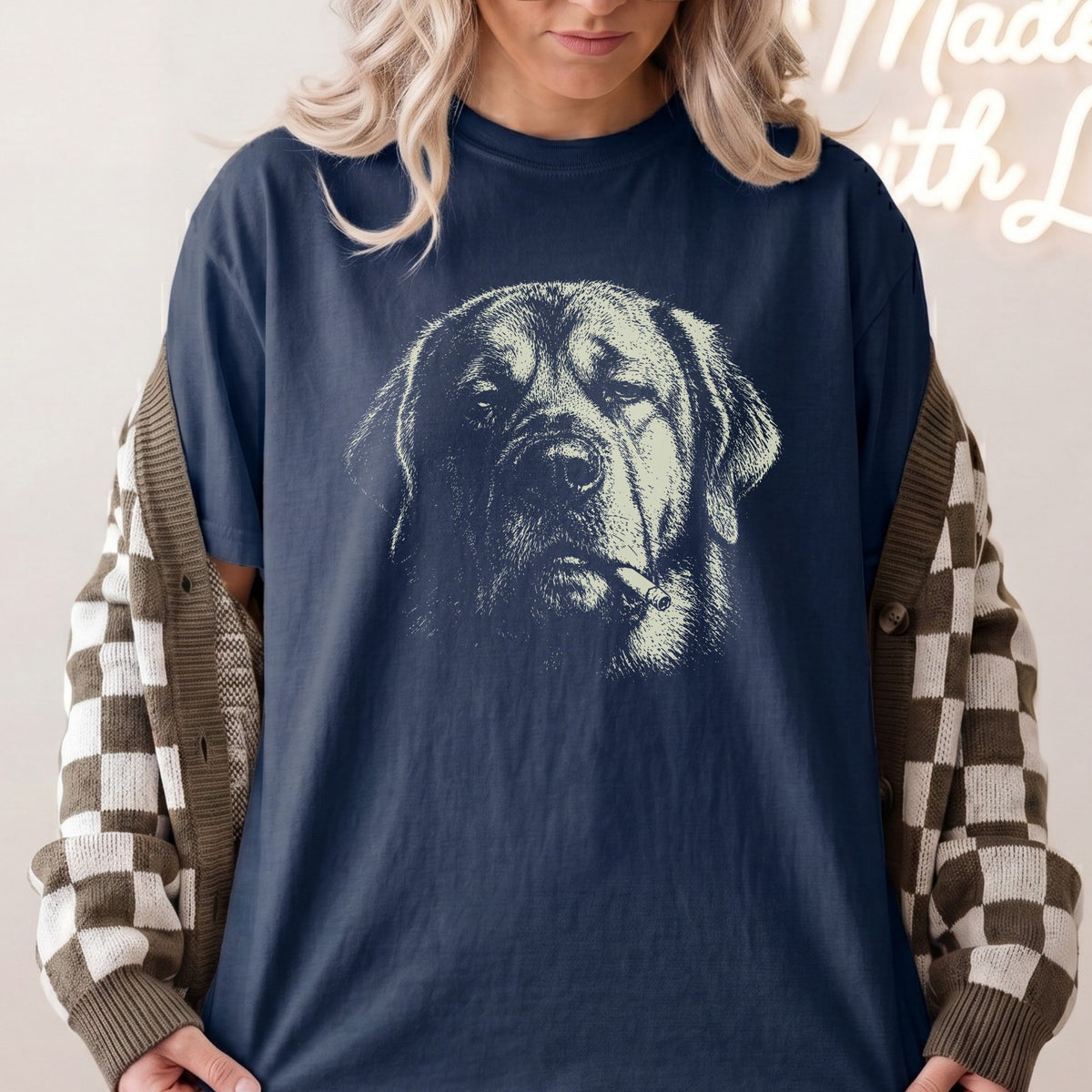 Spanish Mastiff Smoking t-shirt