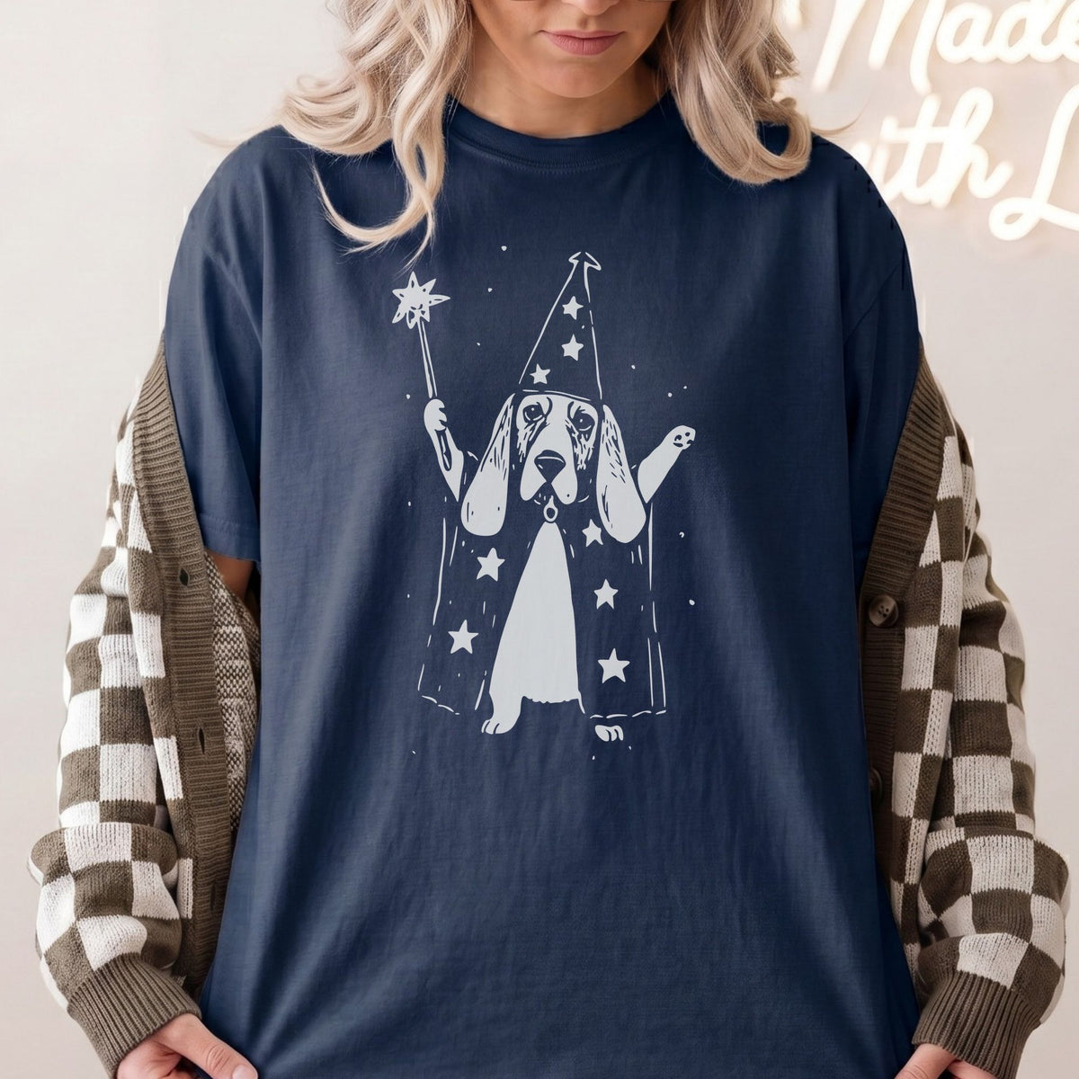 Basset Hound wizard t-shirt