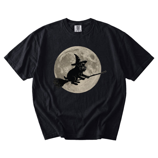 Brussels Griffon moon witch t-shirt