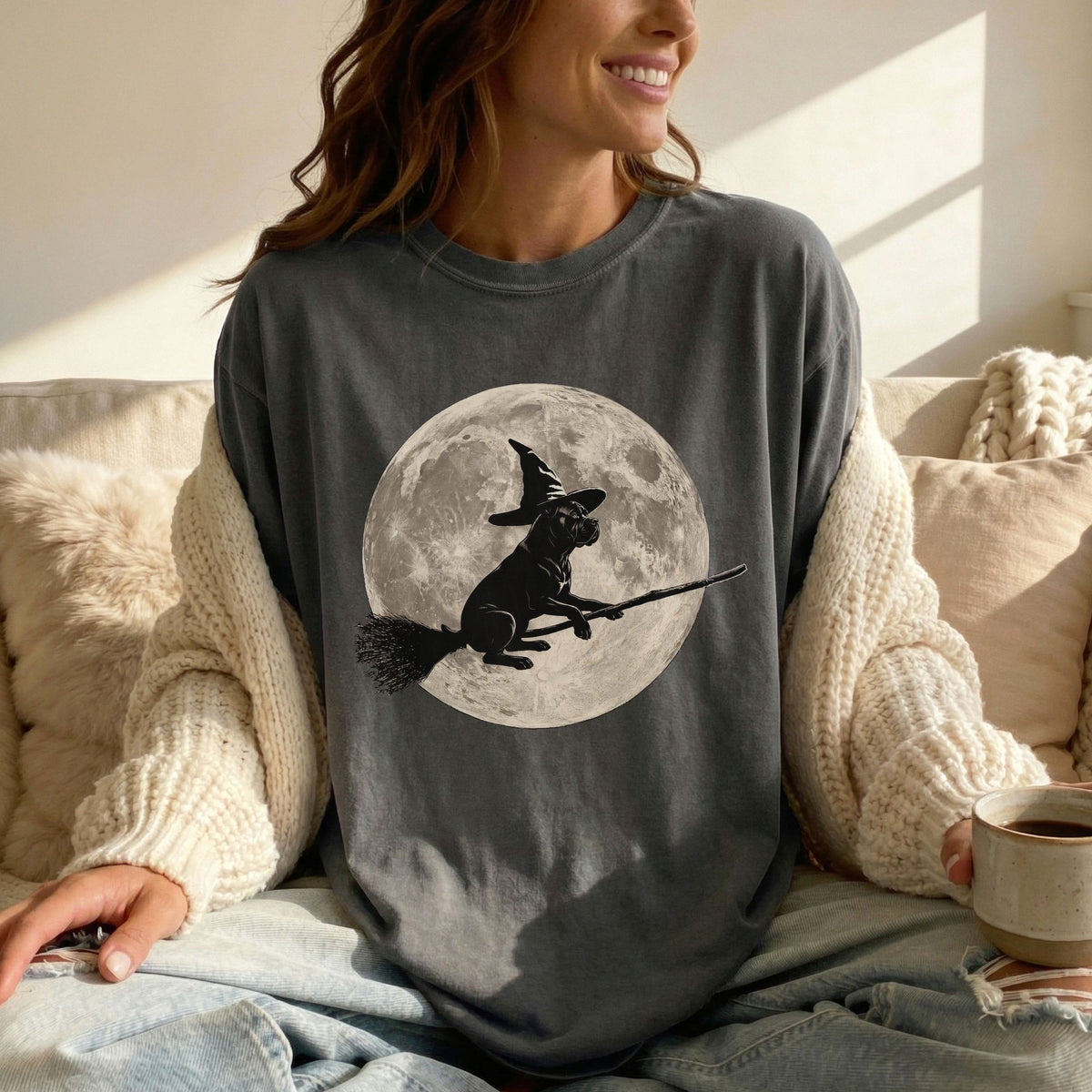 Cane Corso moon witch t-shirt