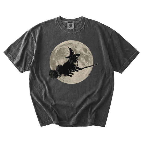 Japanese Chin moon witch t-shirt