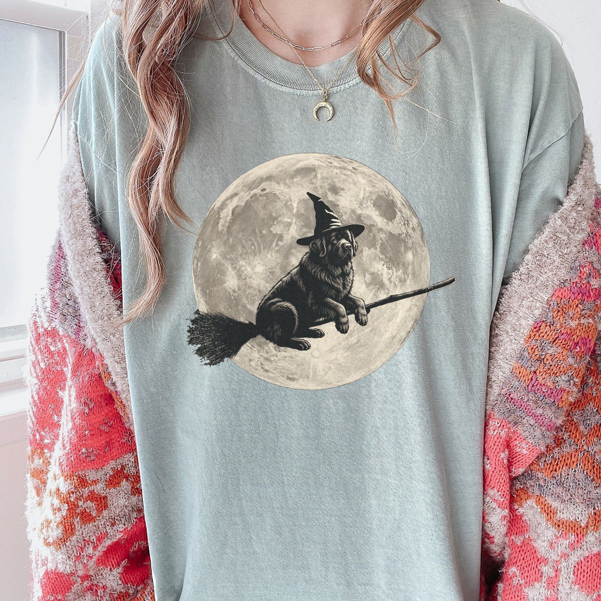 Newfoundland moon witch t-shirt