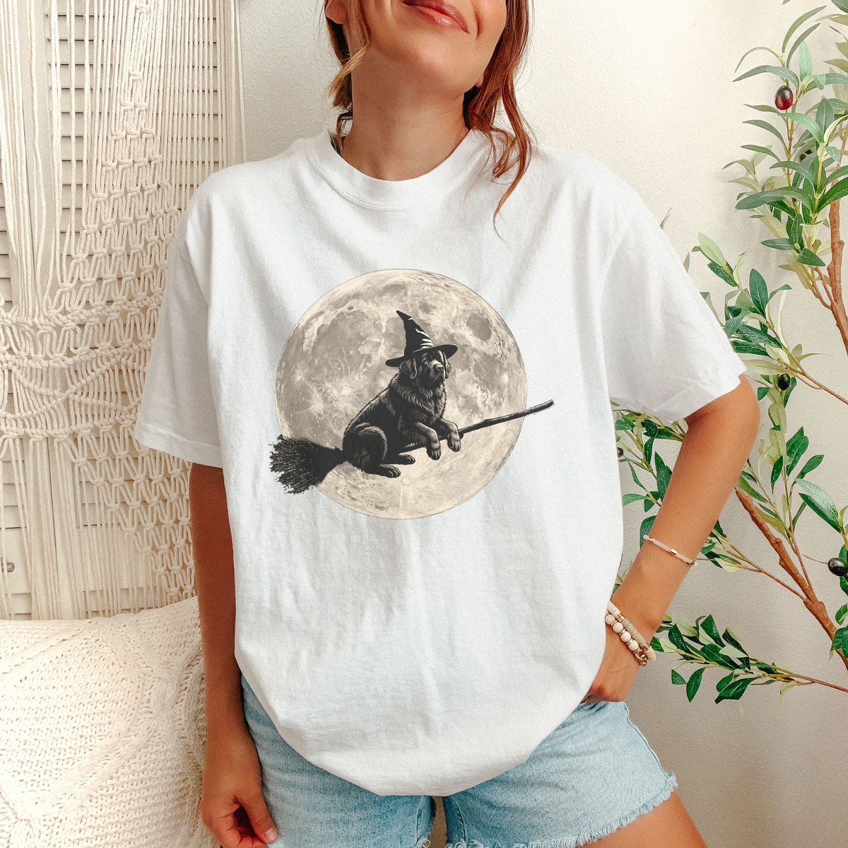 Newfoundland moon witch t-shirt