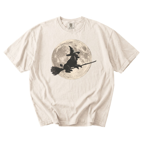Standard Poodle moon witch t-shirt