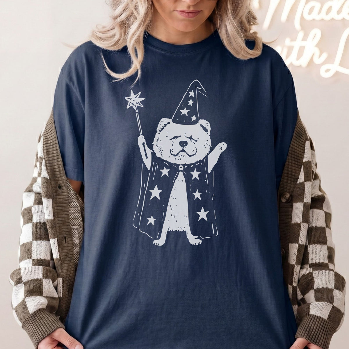 Chow Chow wizard t-shirt