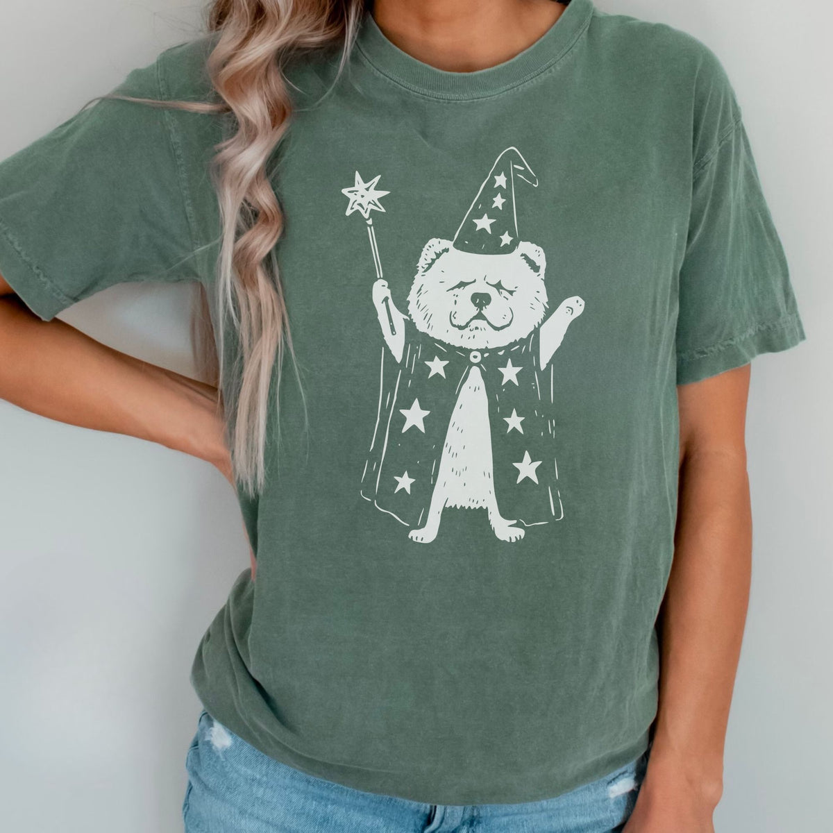 Chow Chow wizard t-shirt